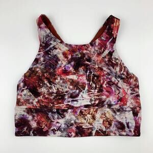 Lululemon Wunder Train Long Line Sports Bra C/D Cup Urbantricity Multi Size 10
